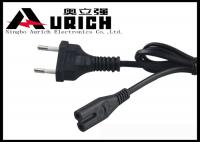 China Home Appliance Brazil Two Pin Plug Power Cord , 2 Prong AC Power Cord Cable factory