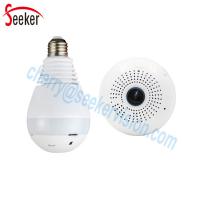 China wifi bulb camera 360 degree hidden ip camera with LED lighting 1080P Indoor wireless Home Security Camera factory