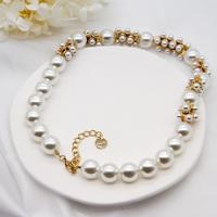 China Pearl Moissanite Fashion Jewelry Necklaces Round Hoop Shape For Women factory