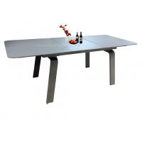 Quality Stylish Moka Stone Look Dining Table Scratch Proof Pavilion Use 10-12 Seats for sale