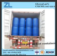 China glyoxal 40% as crosslinking agent for paper (Formaldehyde &lt;500 PPM ) factory
