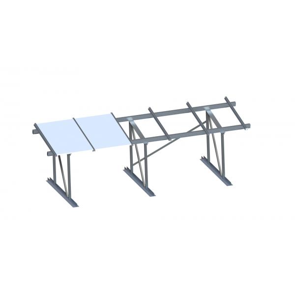 Quality High Photovoltaic Aluminium Solar Mounting Structure Landscape Ground System for sale