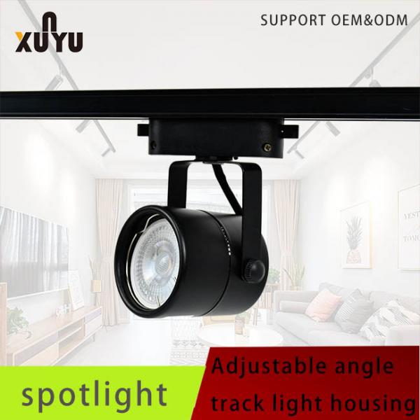 Quality Pure Aluminum Round Track Lighting Fixture Gu10 90 Lm/W For Home for sale