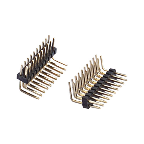 Quality Double Row 2x20 Pin Header 90 Degree 1.0mm Pitch Length Customization for sale