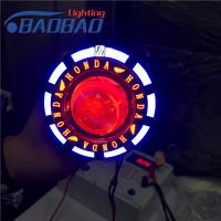 China LED13 motorcycle led projector lens,non-fan version with X-case, Honda, Yamaha, Toyota colorful angel eye,red blue devil factory