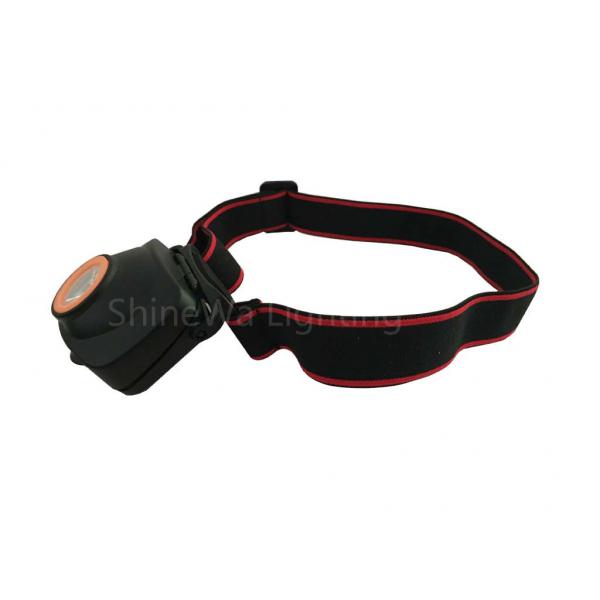 Quality Long Beam Distance High Lumen Headlamp ON - OFF Operation 3AAA Dry Battery for sale
