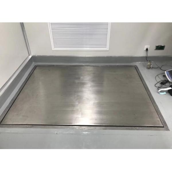 Quality Outdoor Stainless Steel Floor Scale , 4x4 Pallet Scale Floor 5000 Lb Capacity for sale