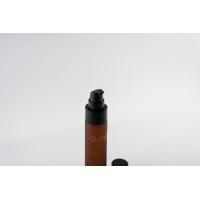 Quality Eco Friendly Amber Cosmetic Bottles With LOGO Printing And Label Stick for sale