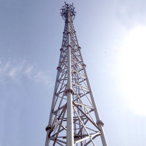 Quality 3 Legs 30m 60m Galvanized Steel Lattice Tower Self Supporting for sale