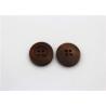 China Easy Clean Decorative Wooden Buttons For Shirt Overcoat Apparel ing factory