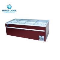 China Air Cooled Supermarket Island Freezer Customized Capacity For Meat / Ice Cream factory