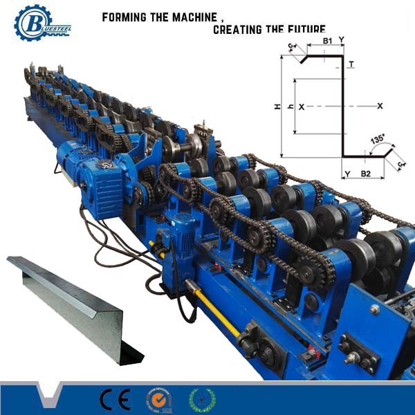 Quality Galvanized Steel C Z Purlin Cold Roll Forming Equipment For Building Material for sale
