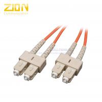 Quality Device Termination Activing Fiber Optic Patch Cord SC to SC Duplex Multimode for sale