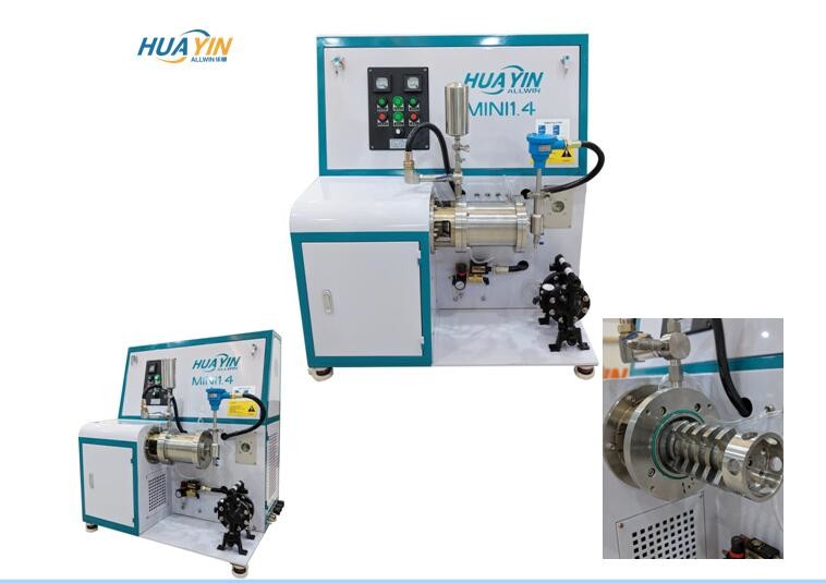 China Pesticide Chemical Liquid 2.0 Litre Laboratory Bead Mill Grinding Machine 0.6T factory