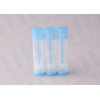 China Blue 0.15 OZ PP Plastic Lip Balm Tubes For Cosmetics / Body Balm / Body Butters for sale