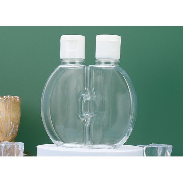 Quality OEM Double Clamshell Plastic Bottle With Screw Cap Recyclable 120ml for sale