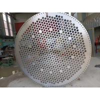 Quality Dn15 - Dn1500n Stainless Steel Tube Sheet Flanges Heat Exchanger Baffle Plate for sale