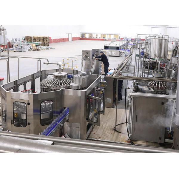 Quality Bottling Beverage Production Line , Juice Filling Packing Plant Long Life Time for sale