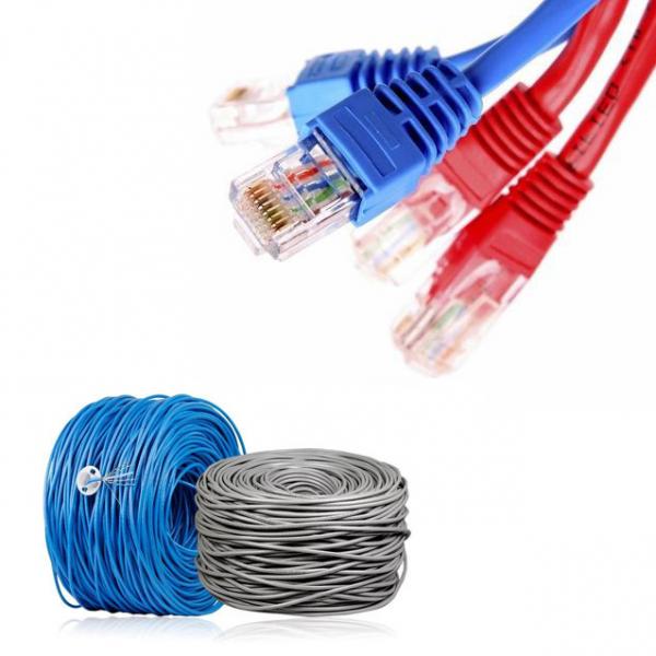 Quality UTP FTP SFTP Cat5e Lan Cable Patch Cords with 8 Conductor for sale
