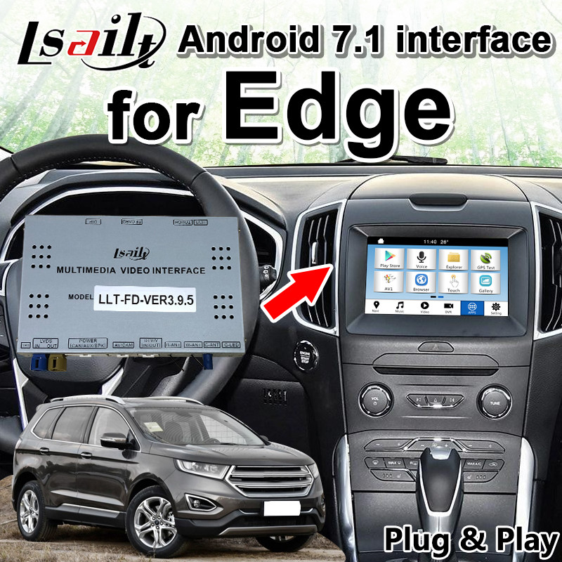 China Android 7.1 Auto Interface for Edge 2016-2019 support 3D panorama cameras , YouTube , mirrorlink smartphone factory