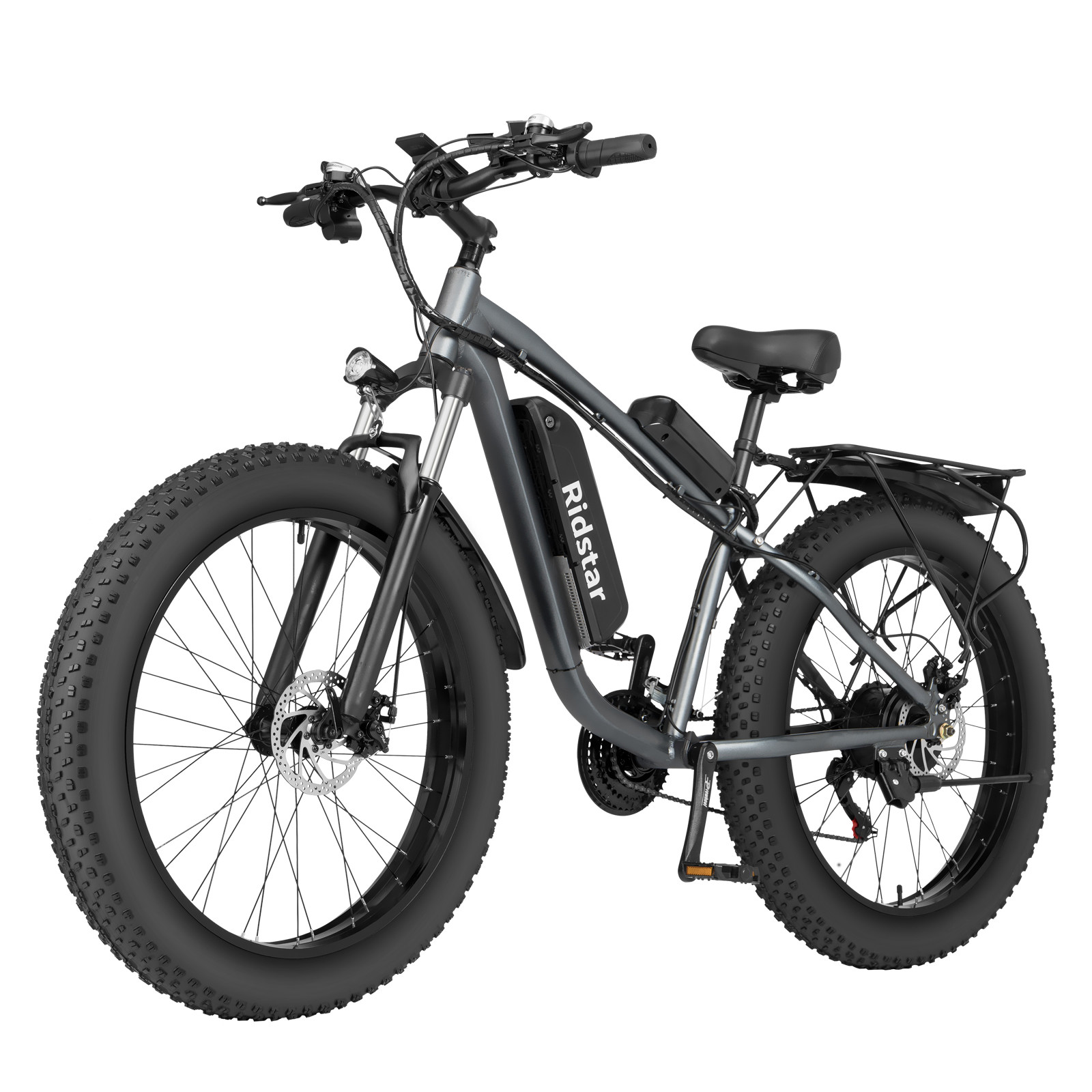 China 26-Inch 48V Hybrid Electric Mountain Bike for Adults Rear Hub Motor with Lithium Battery factory