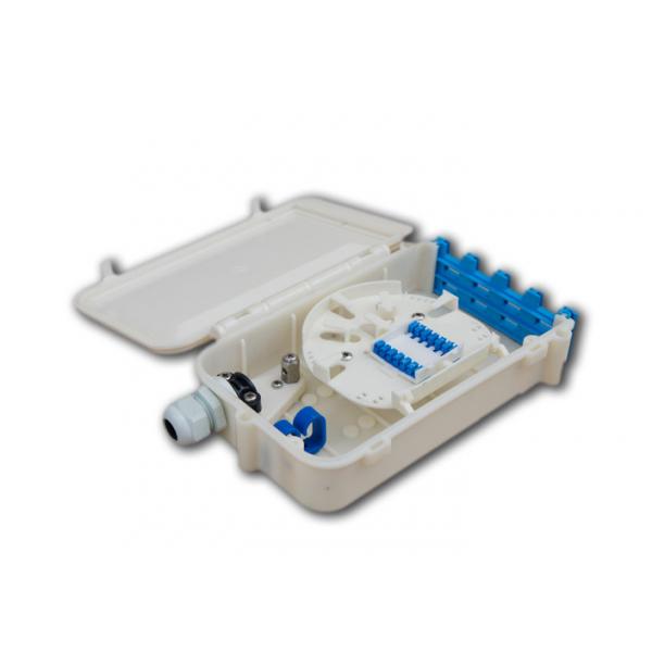 Quality PP ABS FTTx fiber optic termination box for SC FC LC ST adaptors for sale