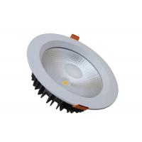 China Hotel / Mesuem Cob LED Downlight 5000K , 30W White LED Downlights With External Driver for sale