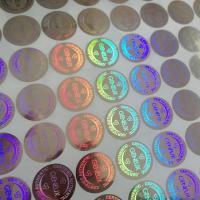 China Custom design secure label packaging / shining 3D hologram label / adhesive hologram sticker for sale