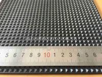 China Heat resistant Pyramid Pattern Custom Rubber Mat for Anti - Skidding Rubber Flooring Mats factory