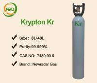 China Safety Odorless Krypton Noble Gas / Monatomic Gas UN1056 High Purity factory