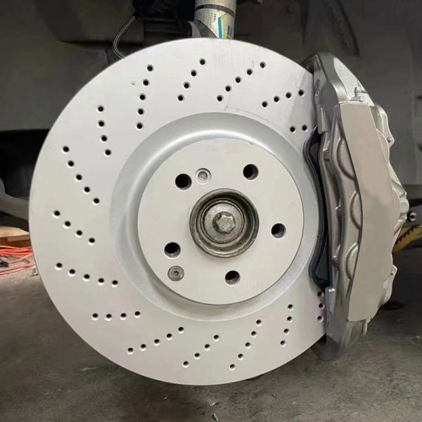 Quality 6 Pot Monoblock Forged Mercedes Brake Caliper With 345mm Rotors for sale