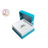 China Luxury Jewelry Paper Gift Box / Necklace Presentation Box Velvet Insert factory