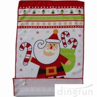 China Custom Printed Microfiber Kitchen Towels Christmas Design Low Cadmium factory