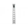 China 8 Steps Telescopic Aluminum Ladder Tree Stands Portable Trail Camera Parts factory