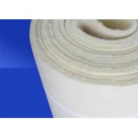 China Off White Seamless High Temperature Felt For Heat Transfer Printing Machine factory
