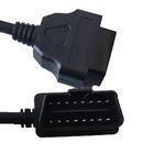 Quality 12V 24V OBD2 Splitter Cable , 16 Pin Male To 3 Pin Female Motorcycle OBD Cable for sale