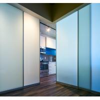 China Modern Frosted  Glass Office Partition Walls / Glass Office Dividers factory