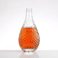 China Fancy Shape Empty Spirit Liquor Alcohol Glass Bottles Suitable for Beverage Industry factory
