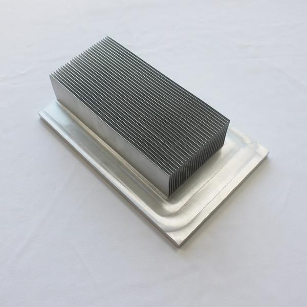 Quality Al6063 Anodizing Natural Folded Skived Fin Heat Sink With 16 Feet for sale