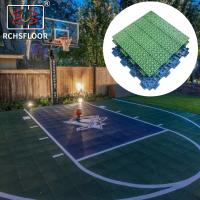 Quality UV Resistant Floor Outdoor Sports Tiles Easy To Install 32% Shock Absorbing for sale