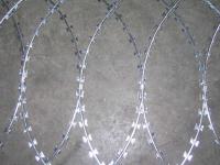 China Hot dipped galvanized razor wire mesh with 980mm outer diameter factory