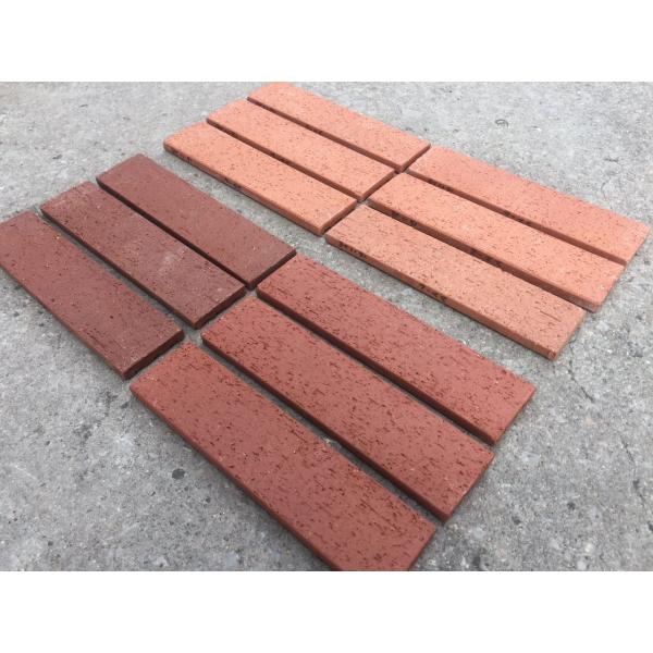 Quality Home Exterior Split Face Brick With Clay Raw Material Wire Cut Brick Surface for sale