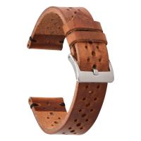 Quality 22mm Veg Tan Leather Watch Strap Bands For Sports Watch for sale