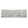 China Outdoor Explosion Proof All In One Keyboard , Silver Wired Keyboard With Trackball For Mine factory