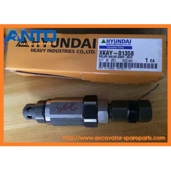 Quality Main Control Relief Valve XKAY-01358 M/R VALVE ASSY Applied To Hyundai Excavator  R480--9 R500-7 R520-9 for sale