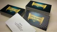 China 500gsm Graceful Spot Uv Printing Business Cards 90*50mm With 0.6mm Thickness factory