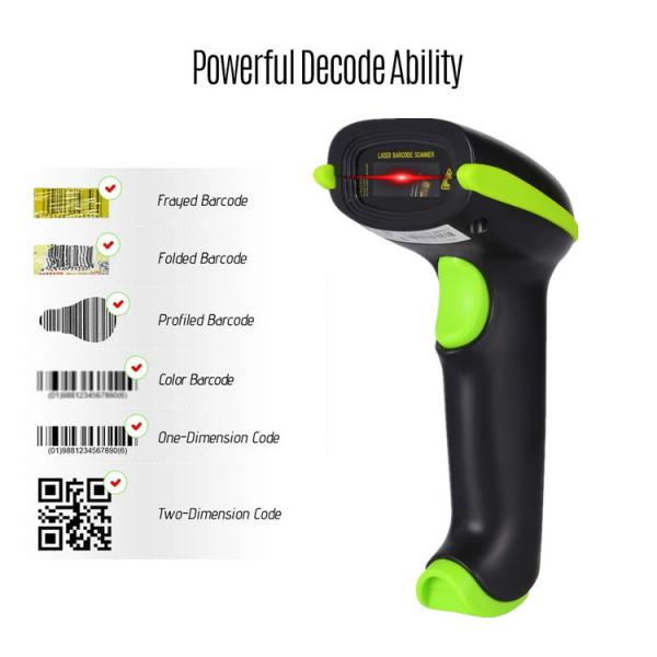 Quality Hands Free 2D Barcode Scanner Wired For Mobile Payment Convenience Store for sale
