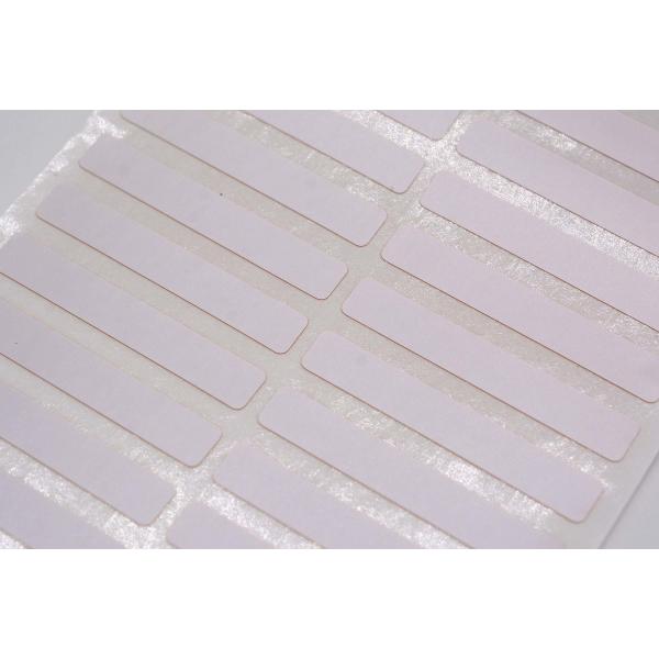 Quality 38mmx6mm 1mil White Matte High Temperature Resistant Polyimide Sticker for sale