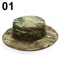 China Military Camouflage Boonie Bucket Hats Army Hunting Outdoor Hiking Fisherman Cap factory