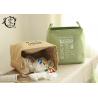 China Household Dirty Clothes Houseware Items Storage Basket with Handles Natural Jute Square Shape factory